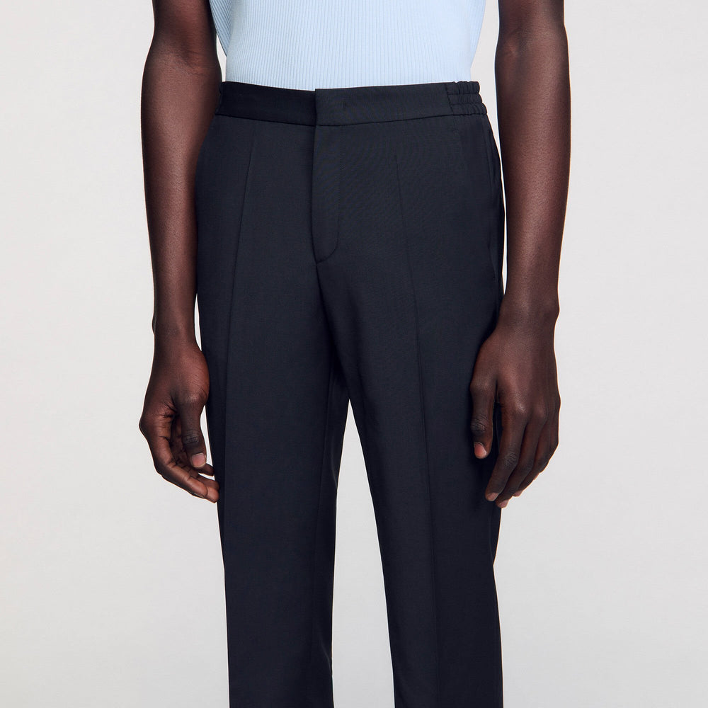 Sandro Men Elasticated trousers