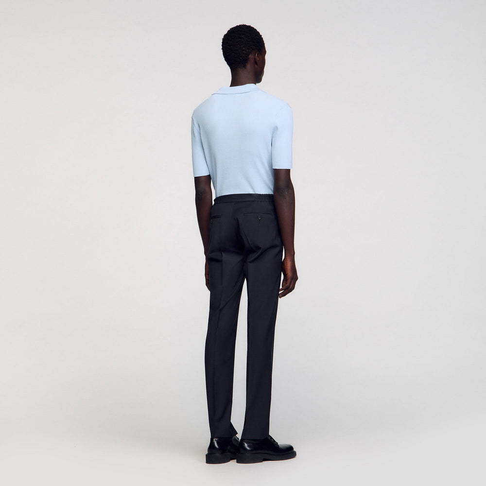 Sandro Men Elasticated trousers