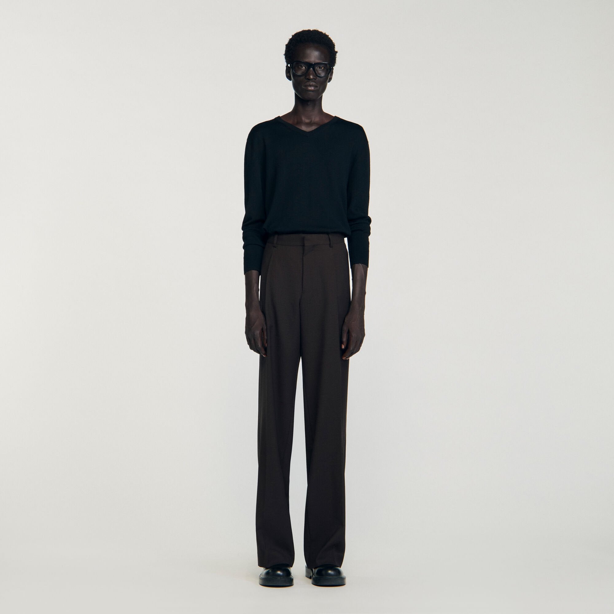 Sandro Men Wool suit trousers