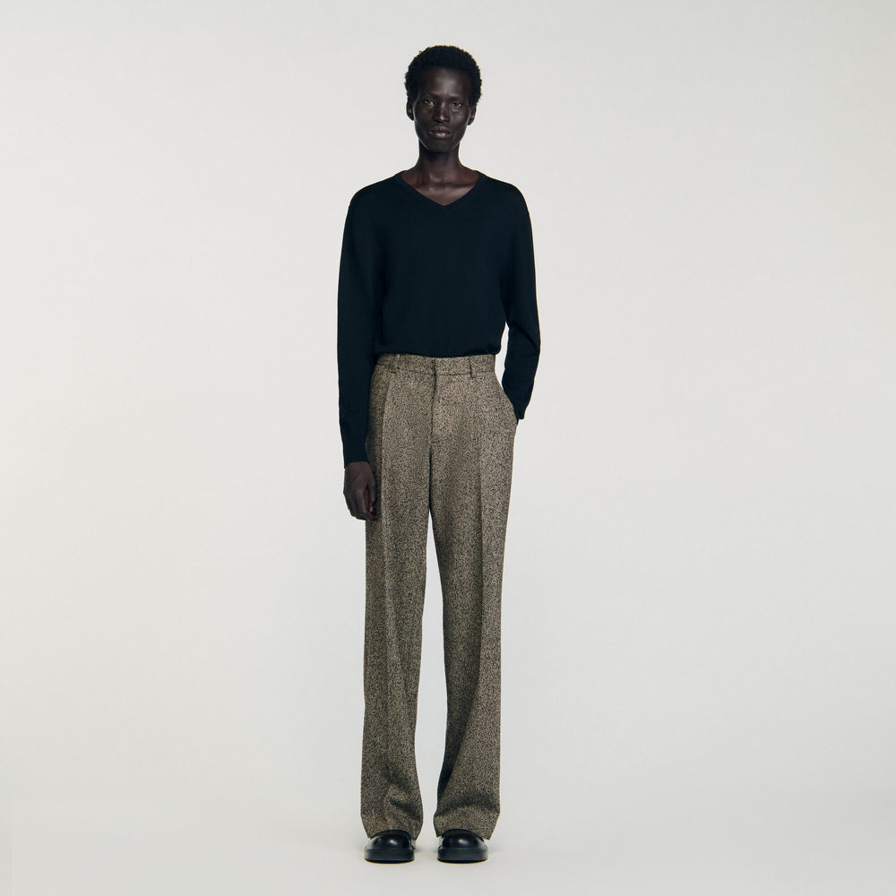 Sandro Men Wide-leg suit trousers