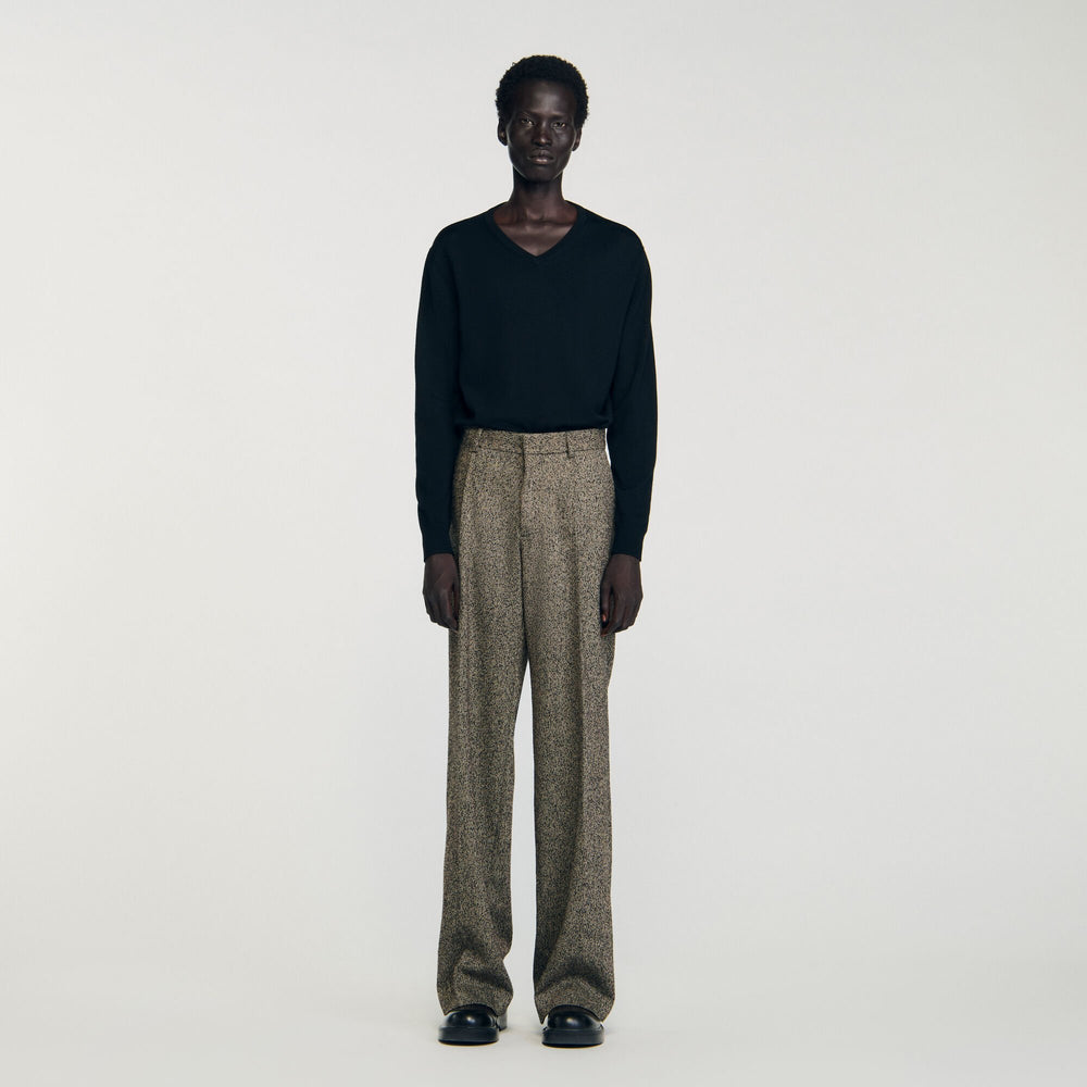 Sandro Men Wide-leg suit trousers