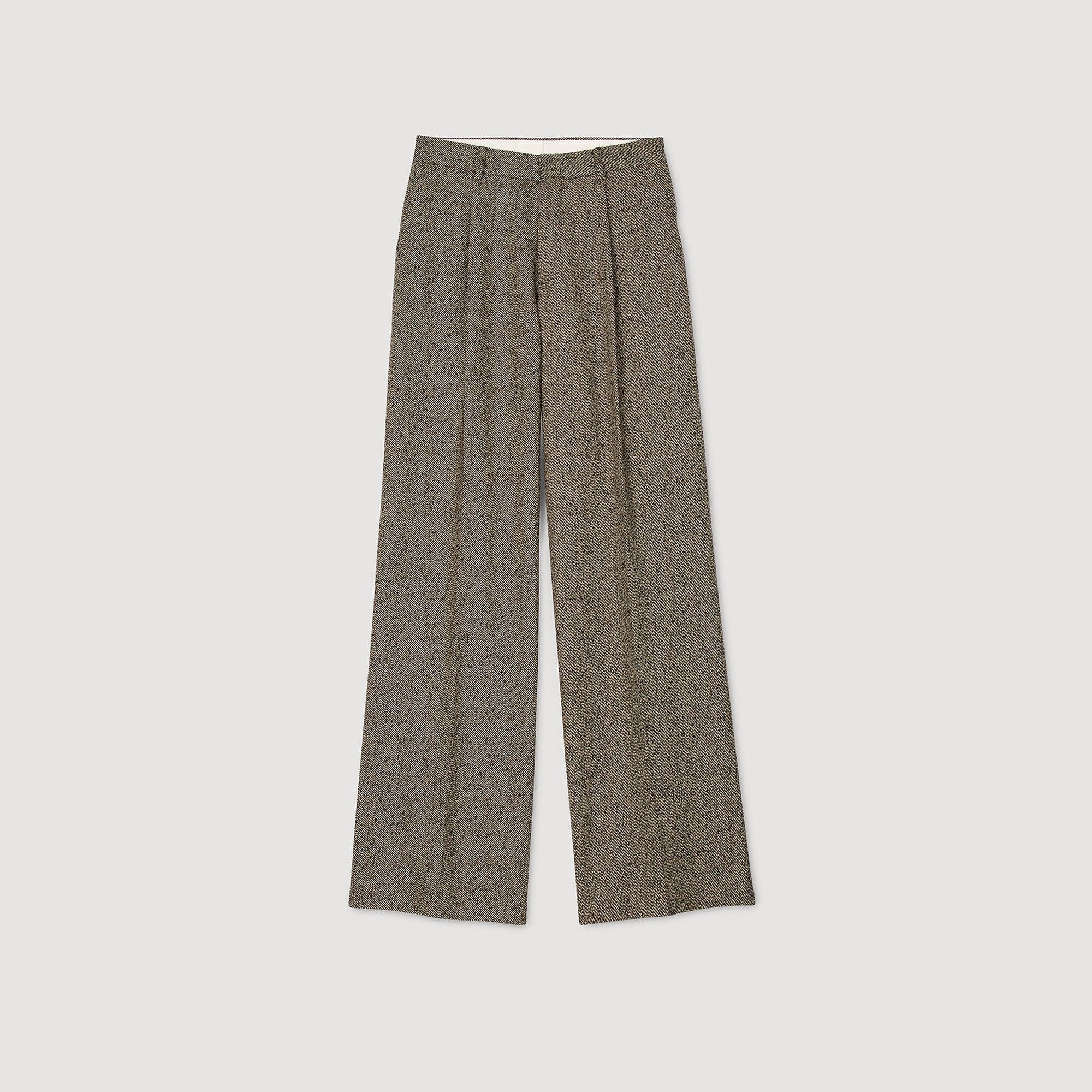 Sandro Men Wide-leg suit trousers