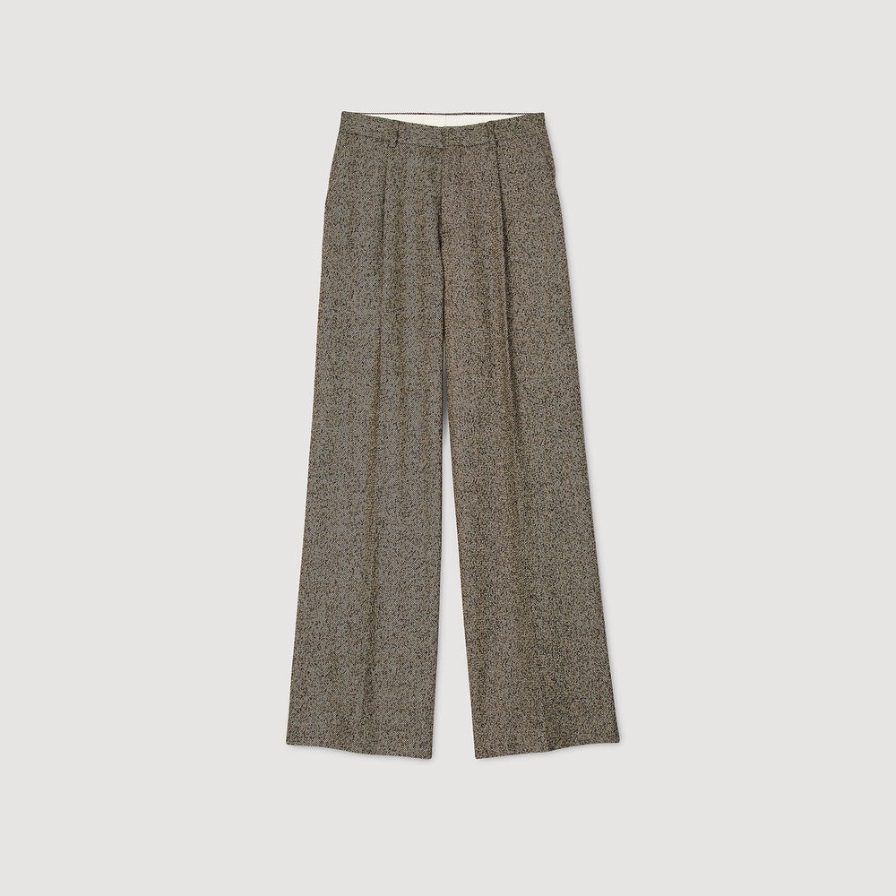 Sandro Men Wide-leg suit trousers