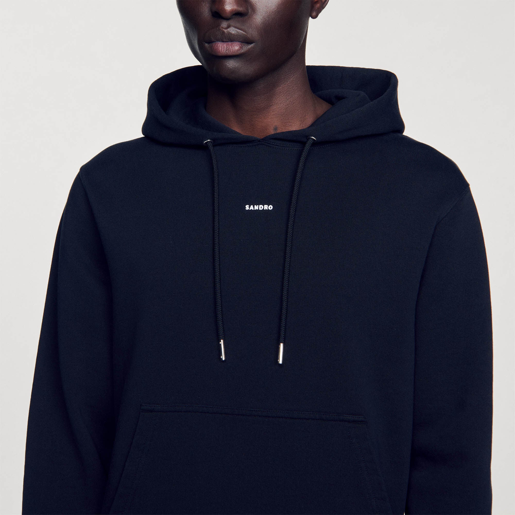 Sandro Men Embroidered hoodie