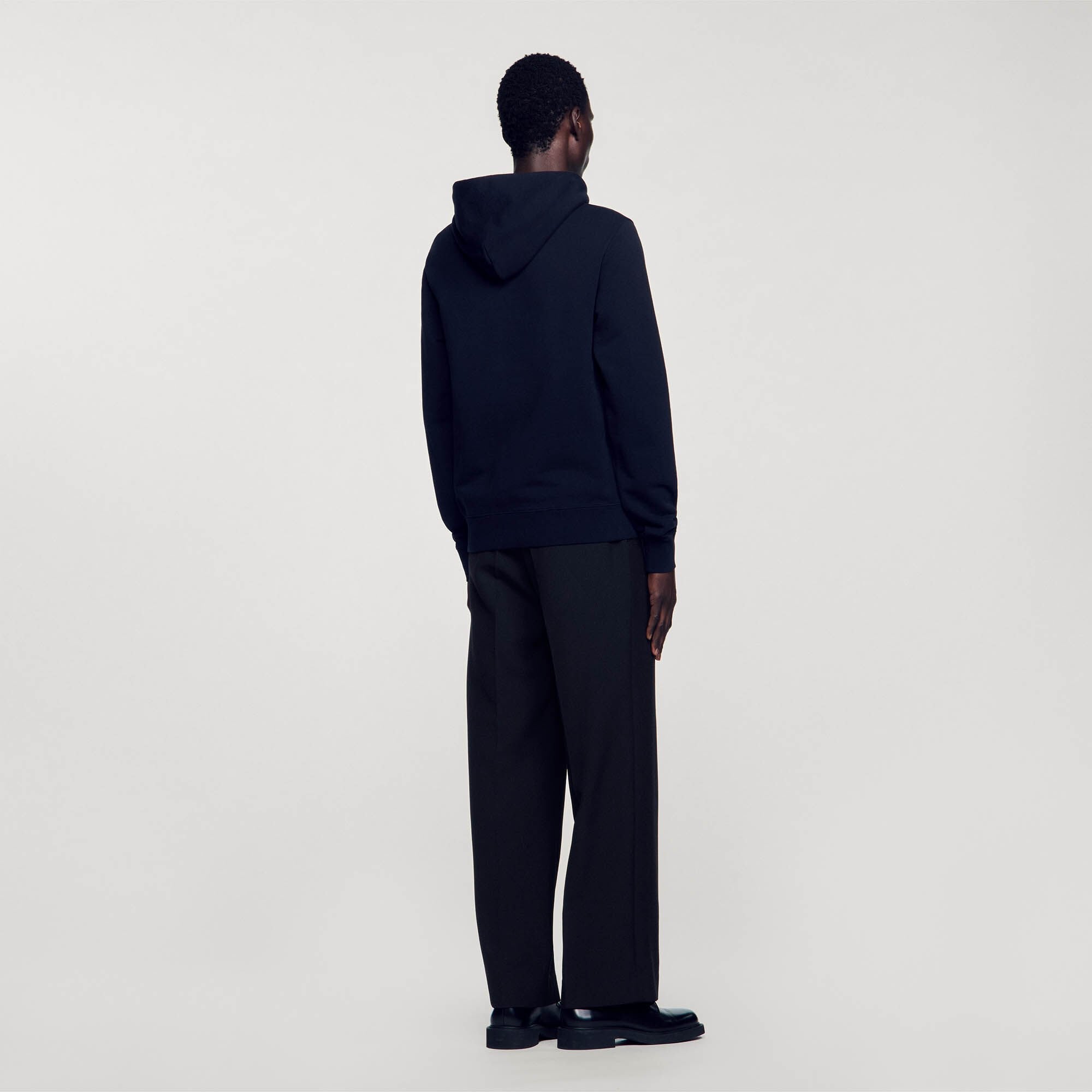 Sandro Men Embroidered hoodie