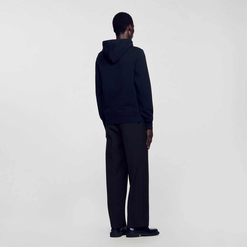 Sandro Men Embroidered hoodie