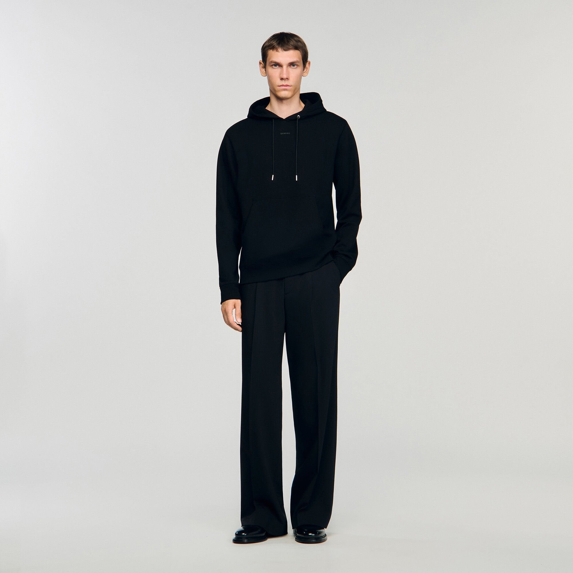 Sandro Men Logo hoodie