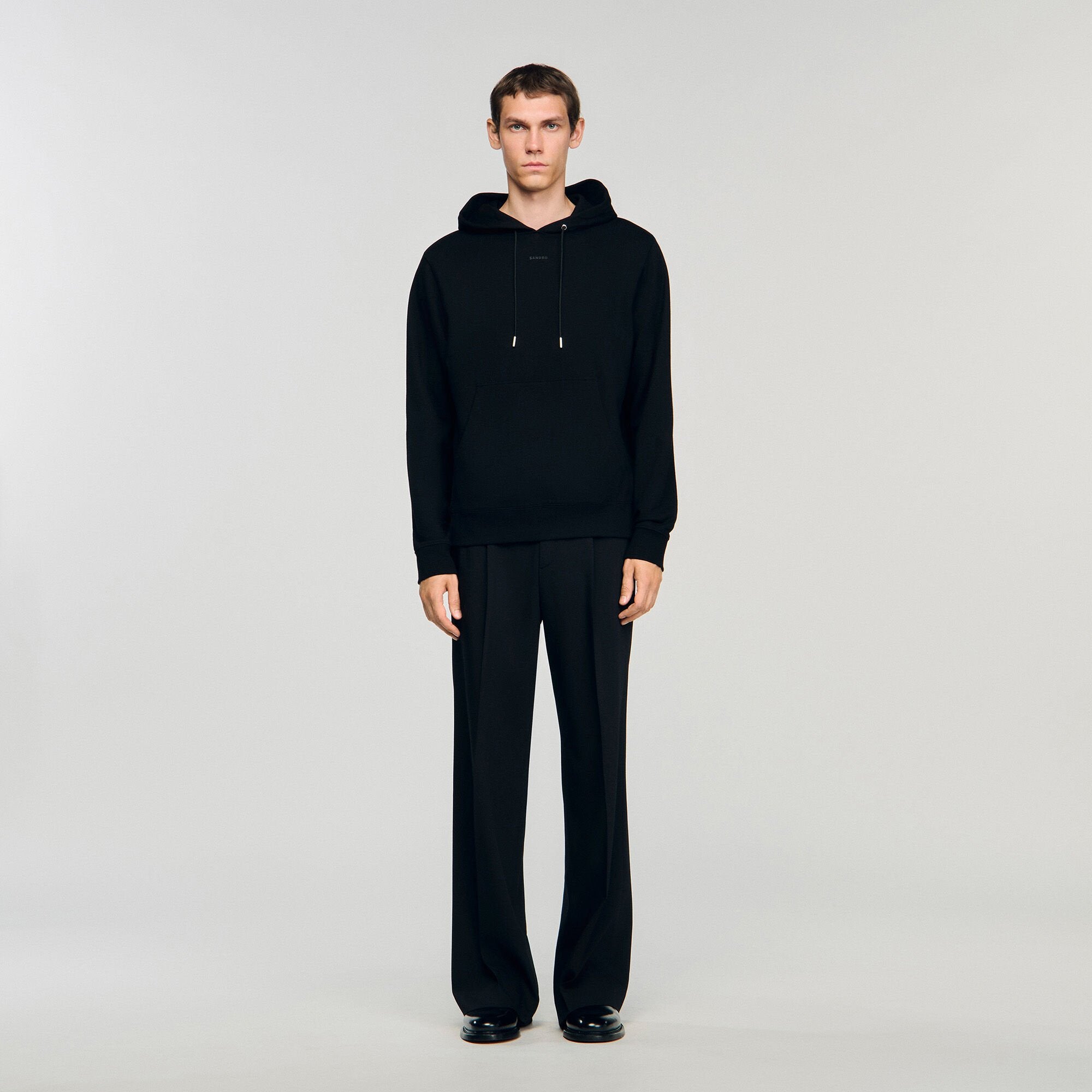 Sandro Men Logo hoodie