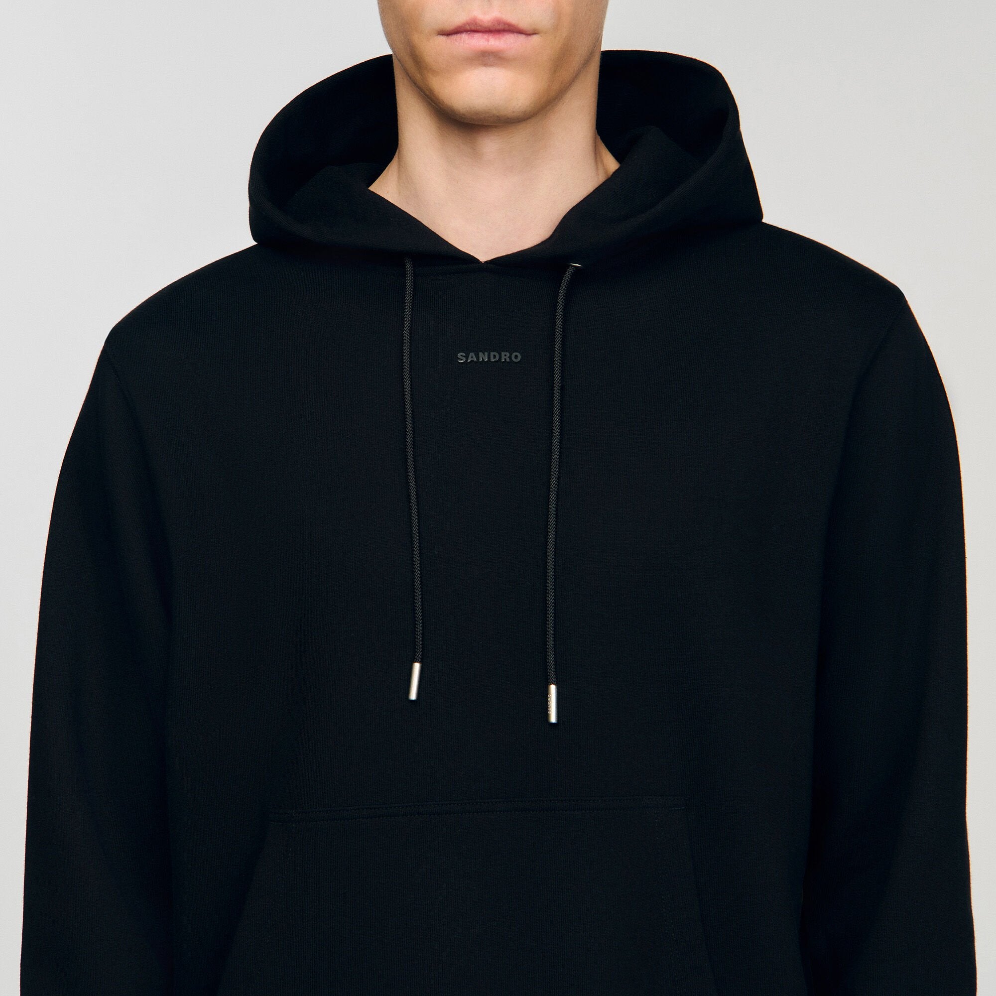 Sandro Men Logo hoodie