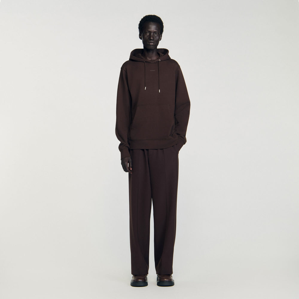 Sandro Men Logo hoodie