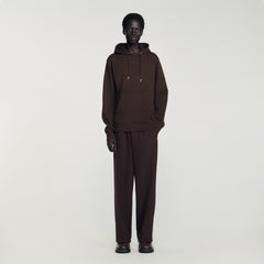 Sandro Men Logo hoodie