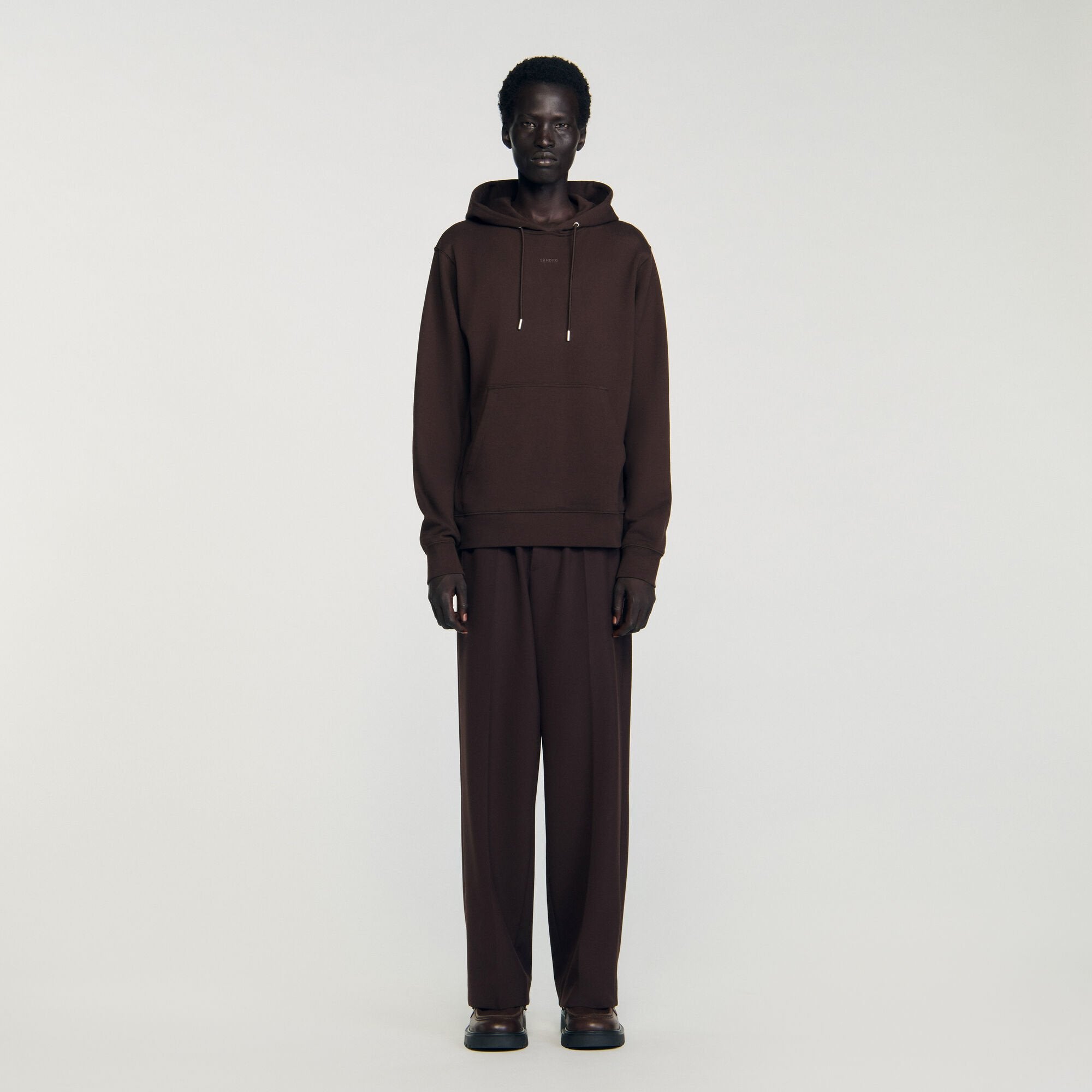 Sandro Men Logo hoodie