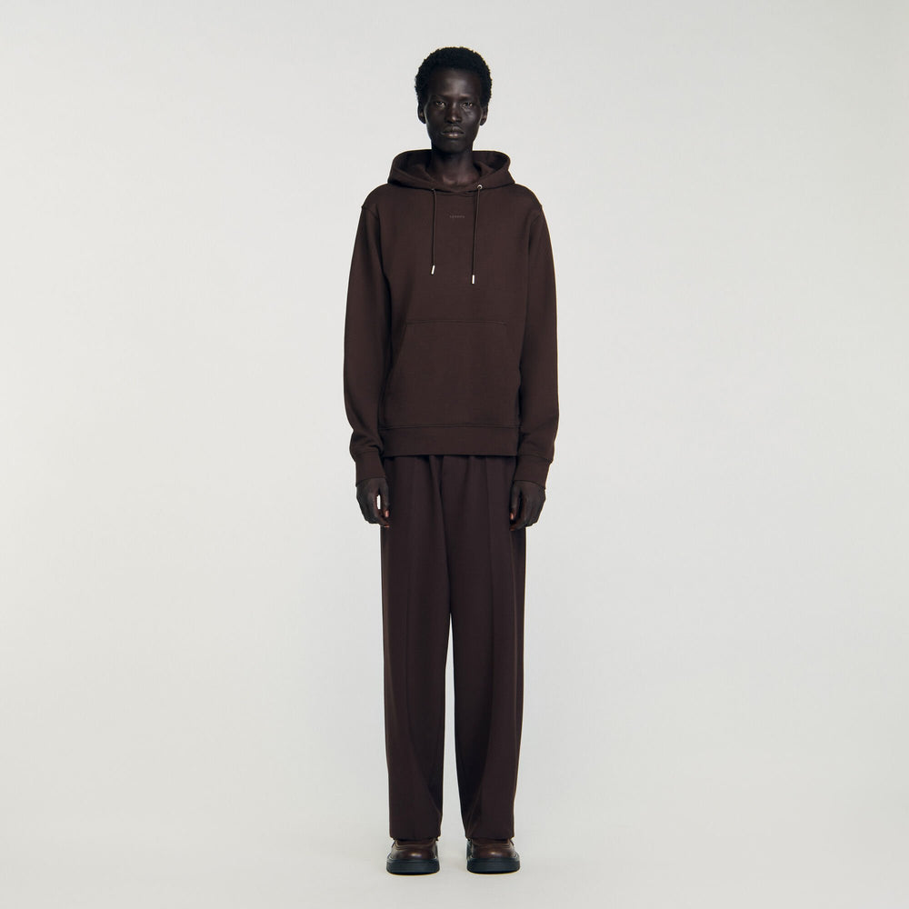 Sandro Men Logo hoodie
