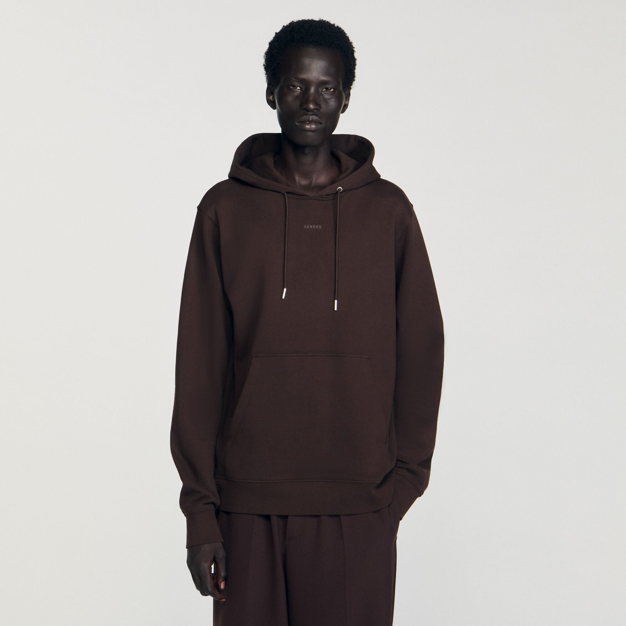 Sandro Men Logo hoodie