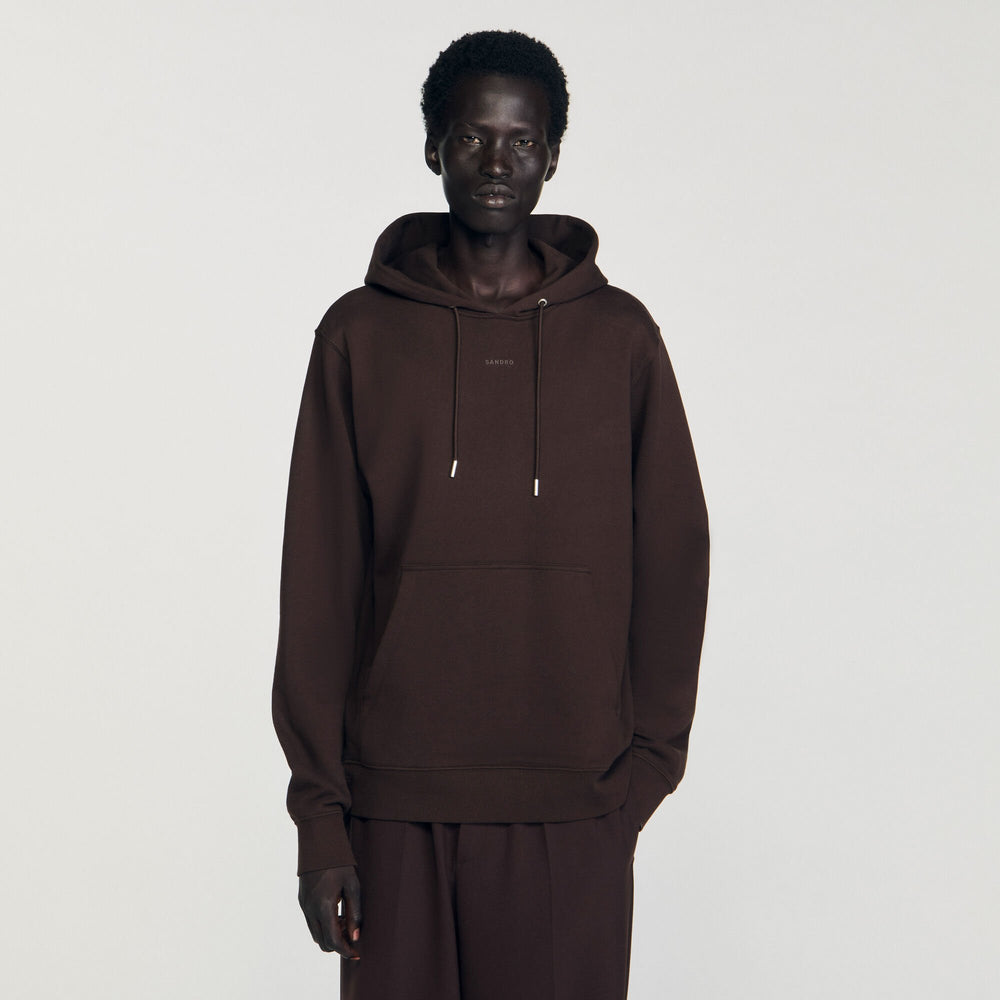 Sandro Men Logo hoodie