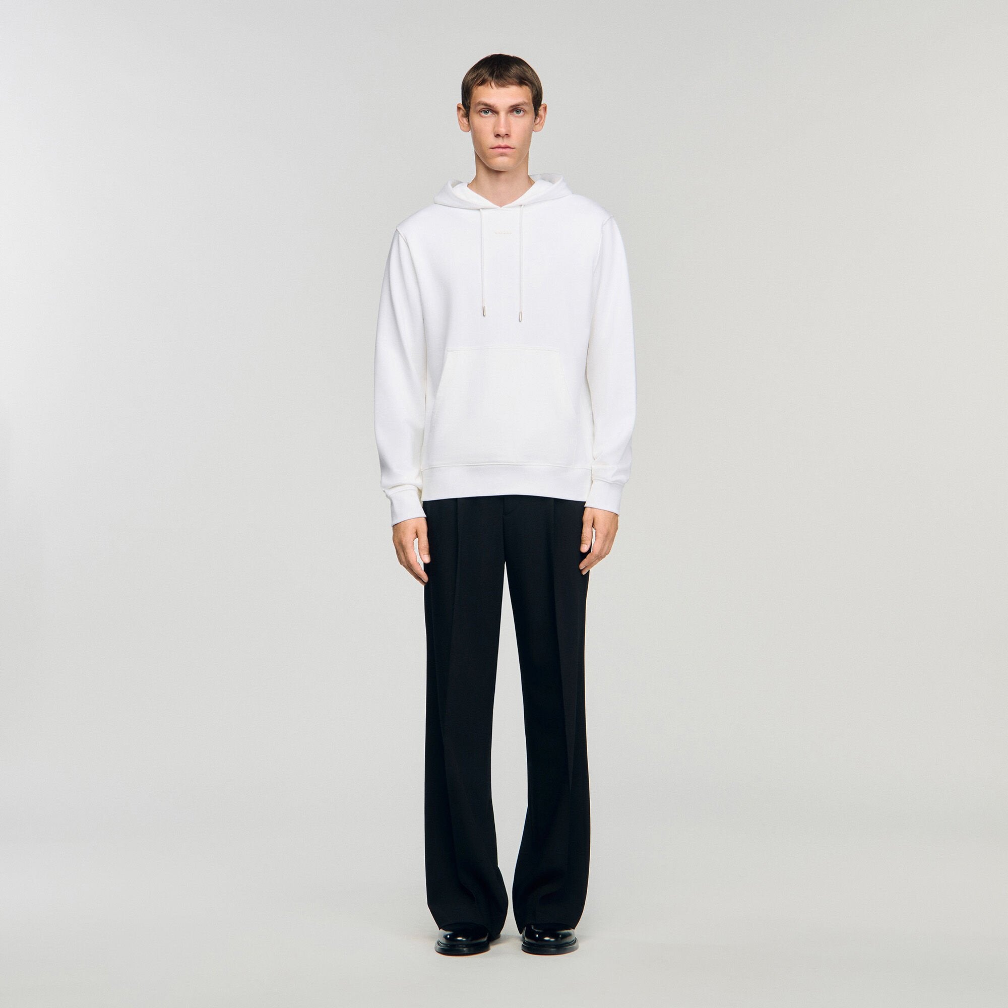 Sandro Men Logo hoodie
