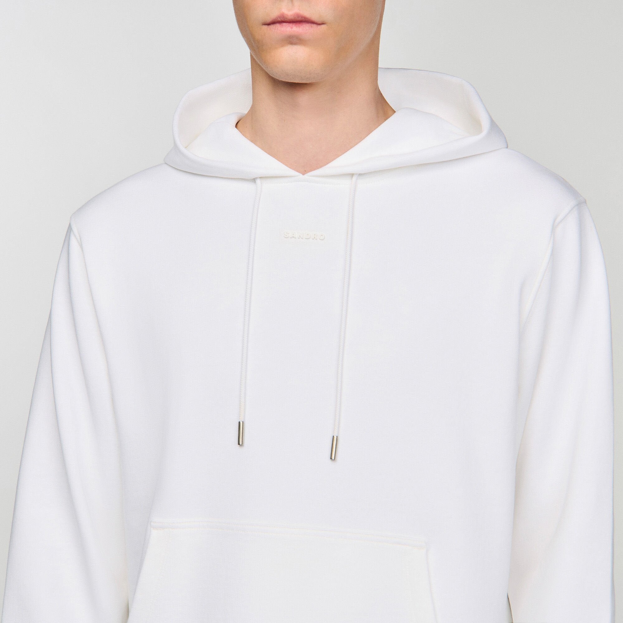Sandro Men Logo hoodie