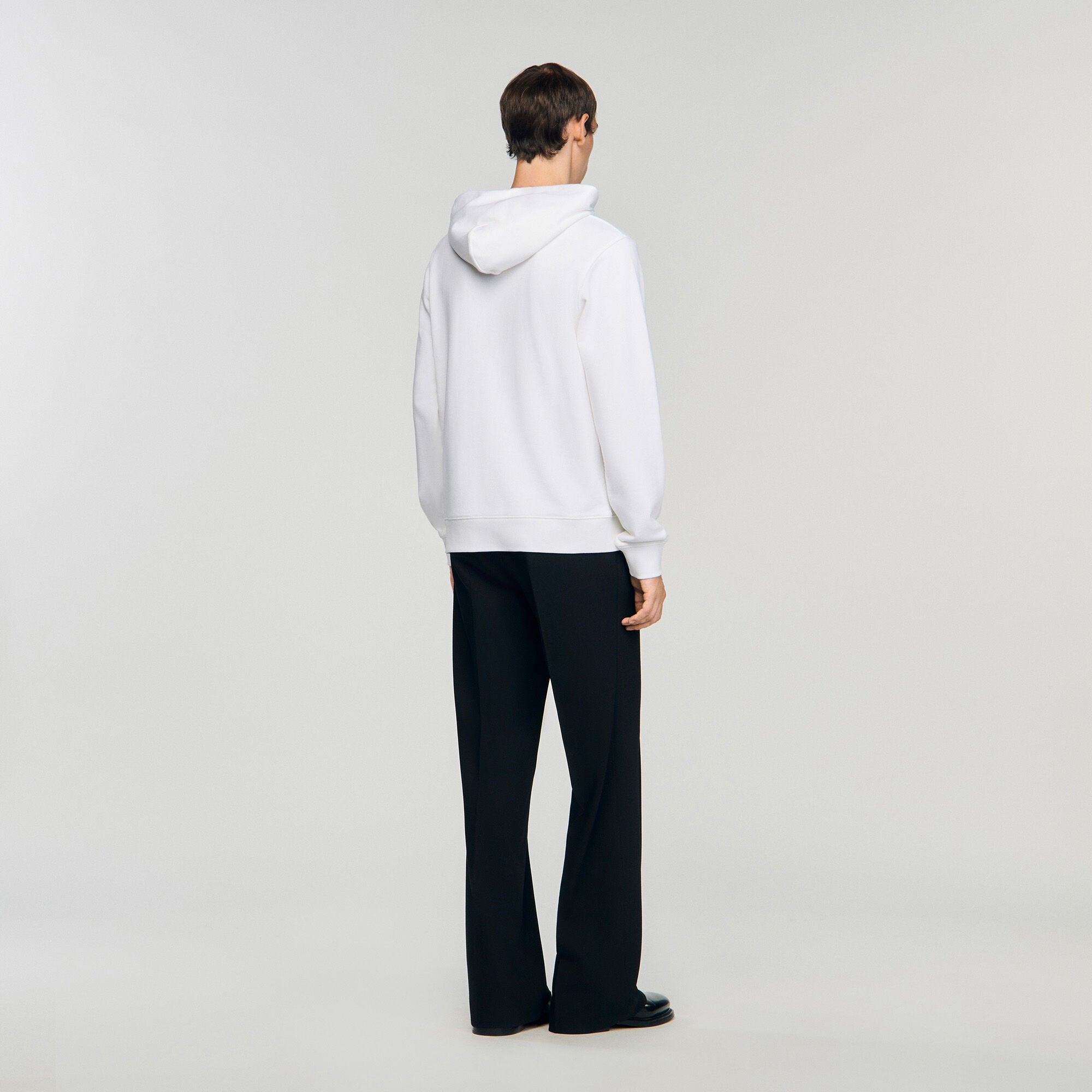 Sandro Men Logo hoodie