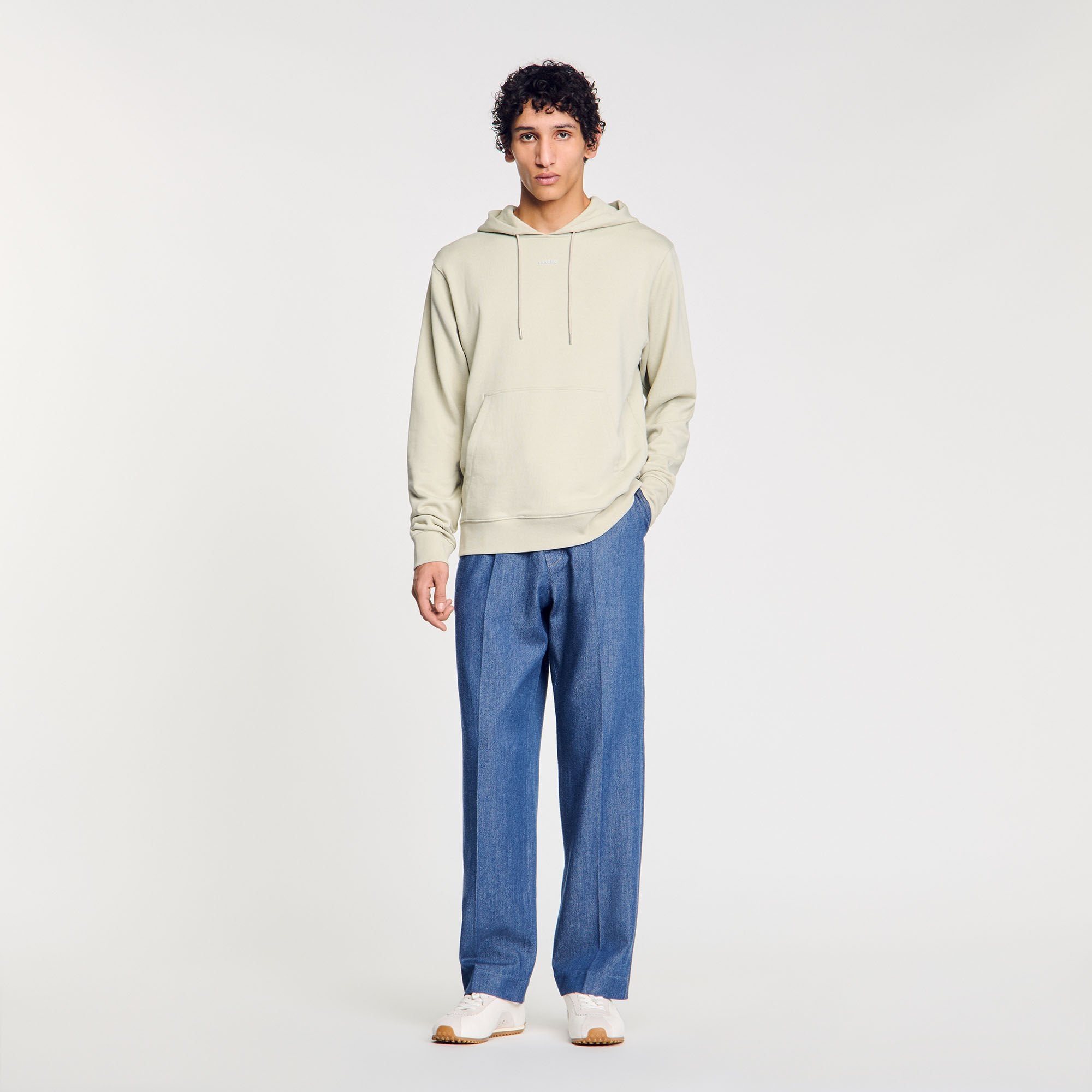 Sandro Men Logo hoodie