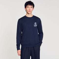 Sandro Men Jacket with snake detail