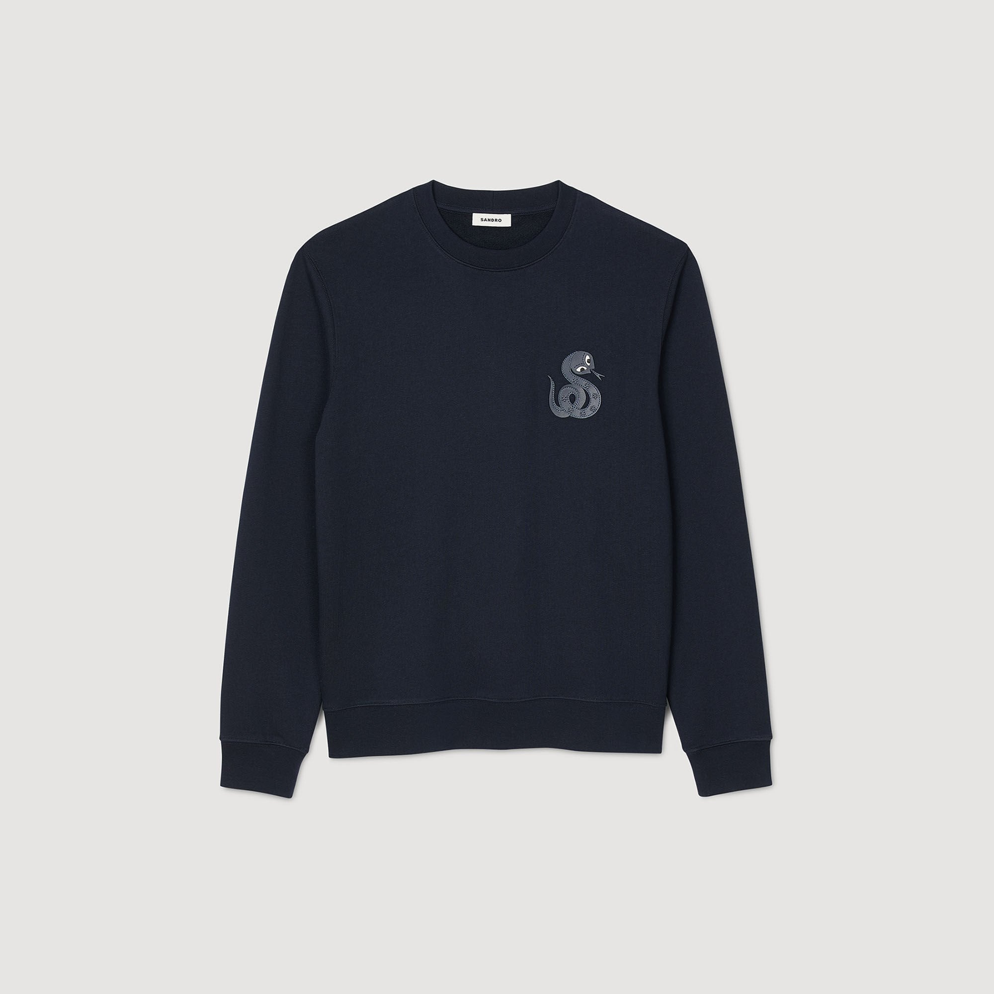 Sandro Men Jacket with snake detail