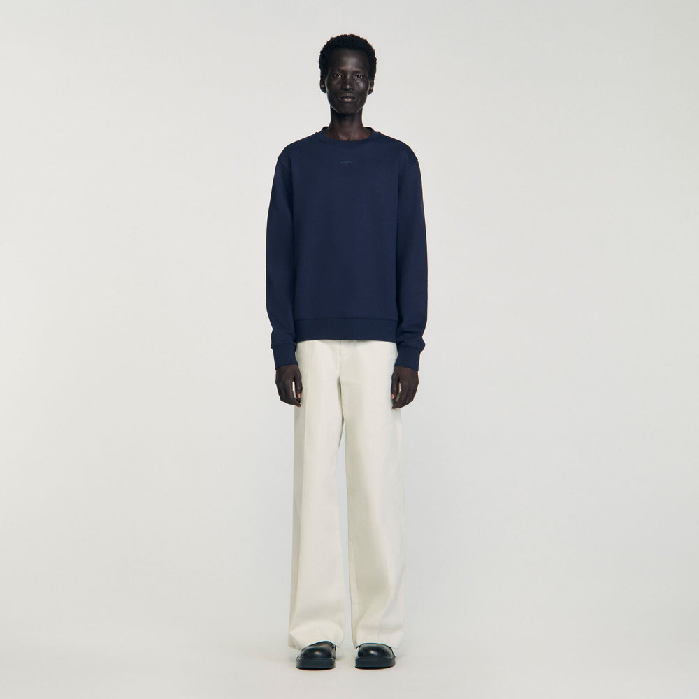 Sandro Men Logo sweatshirt
