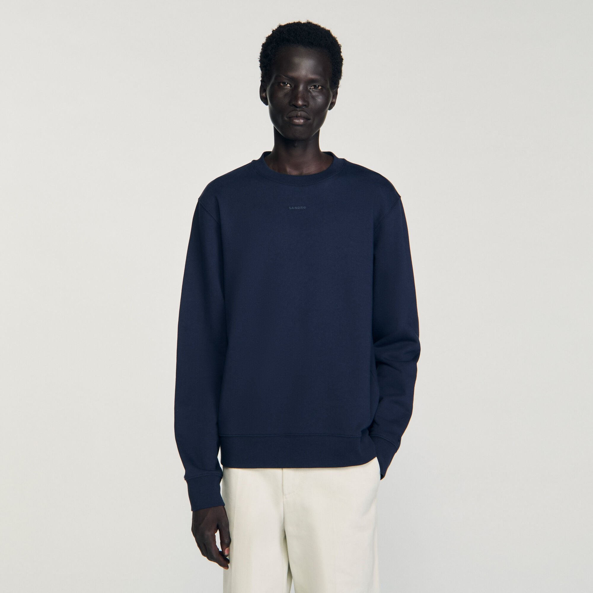 Sandro Men Logo sweatshirt