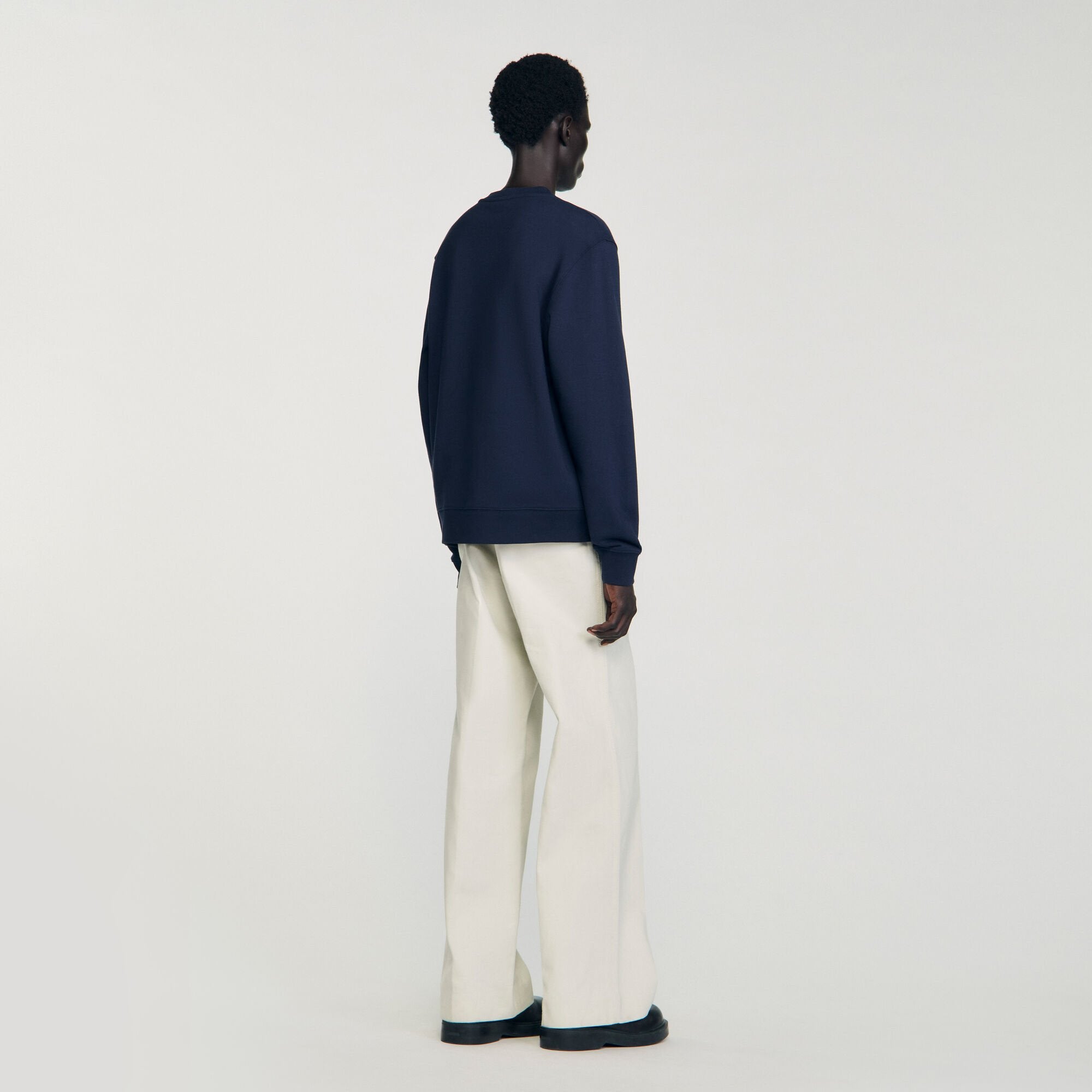 Sandro Men Logo sweatshirt