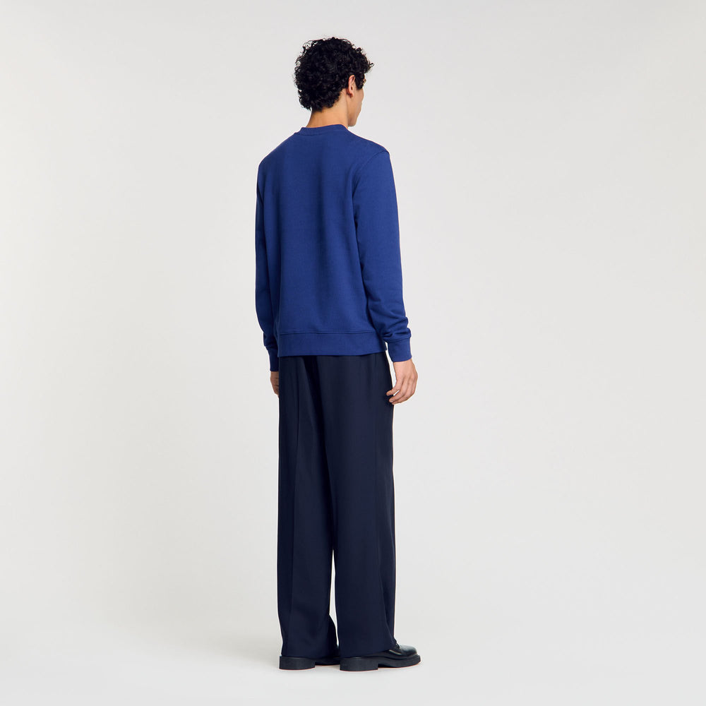 Sandro Men Logo sweatshirt