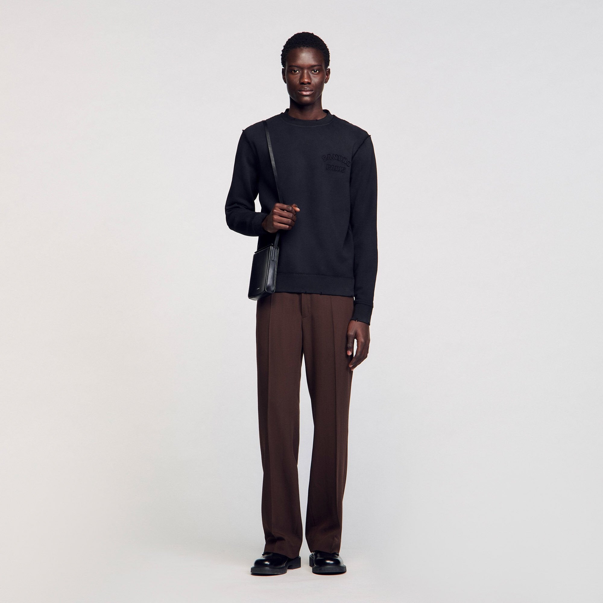 Sandro Men Patch sweatshirt