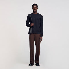 Sandro Men Patch sweatshirt