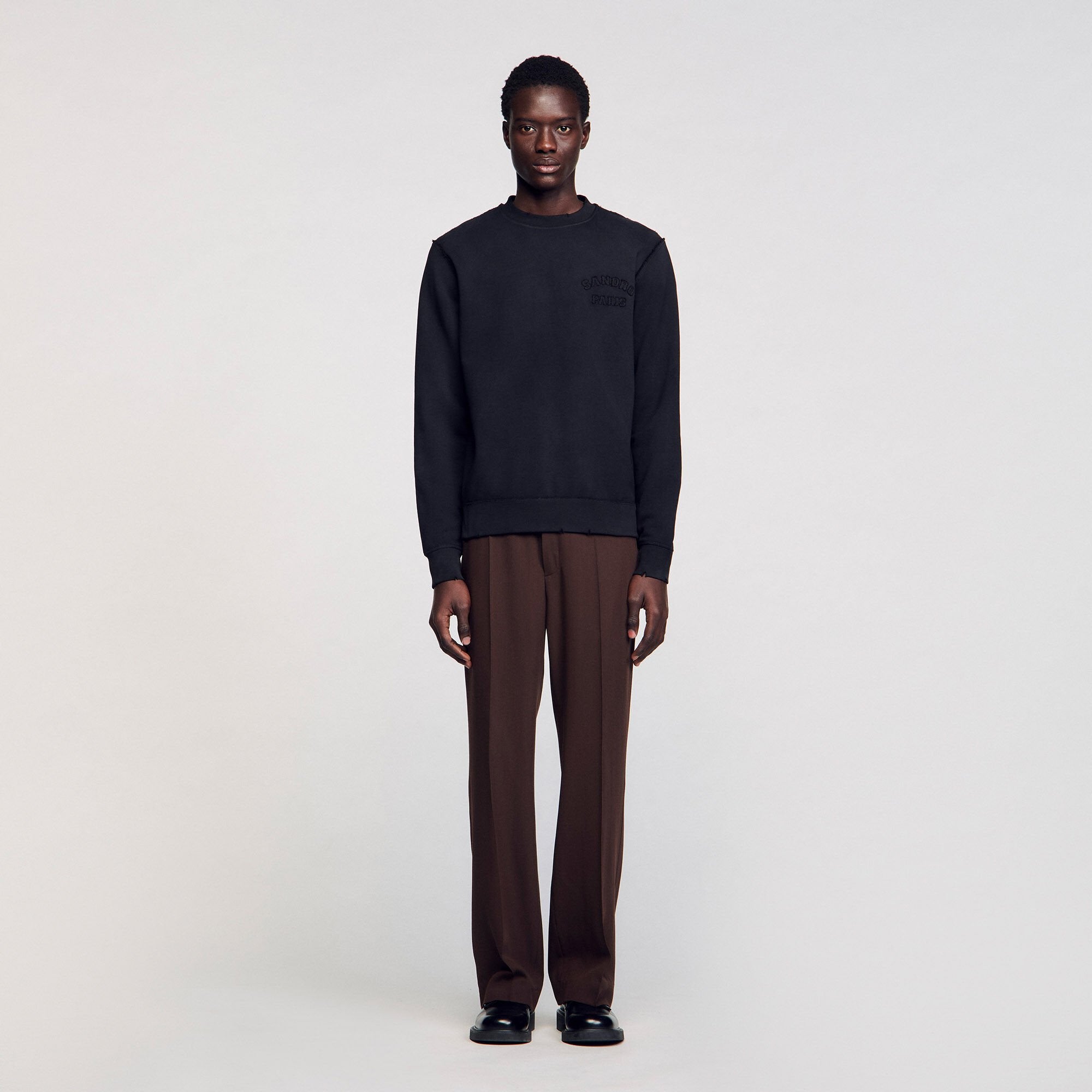 Sandro Men Patch sweatshirt