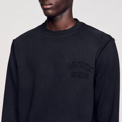 Sandro Men Patch sweatshirt