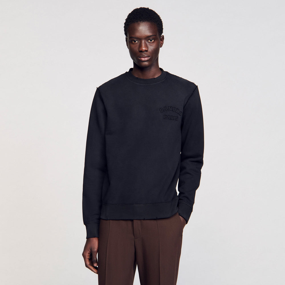 Sandro Men Patch sweatshirt