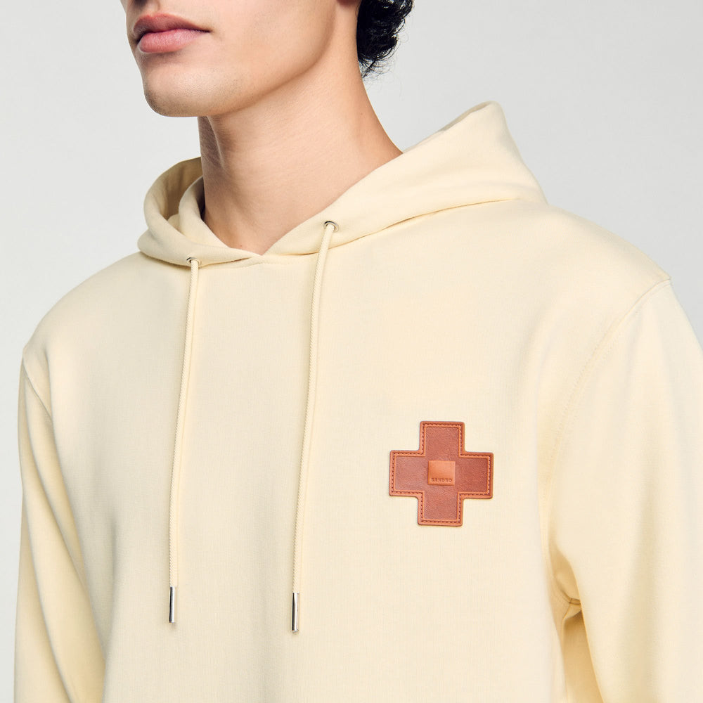 Sandro Men Square Cross sweatshirt