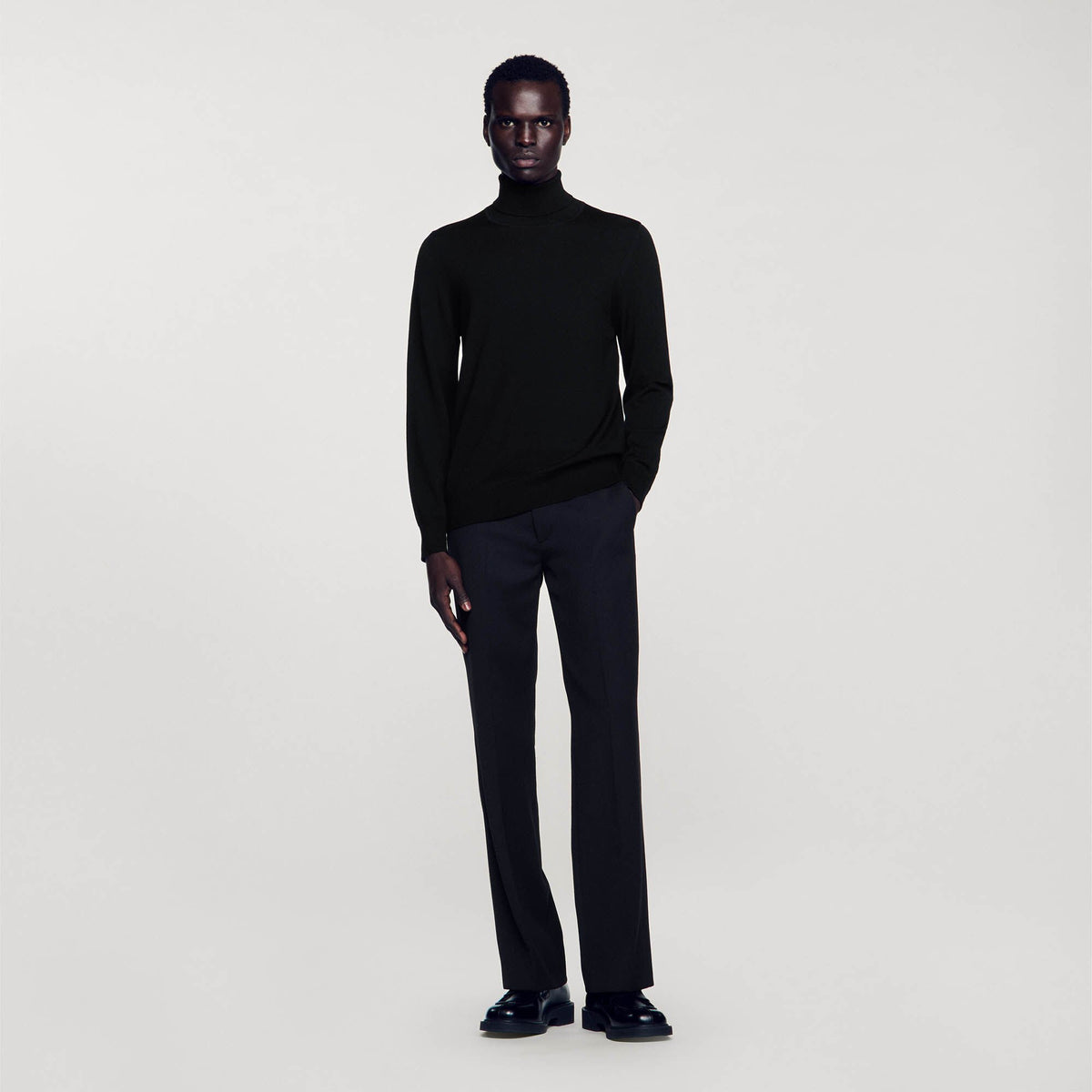 Sandro Men Turtleneck wool sweater