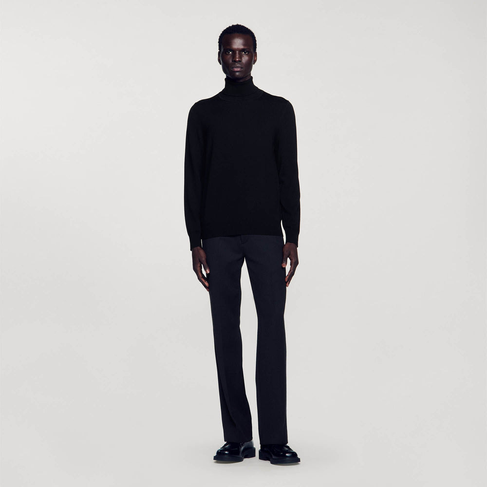 Sandro Men Turtleneck wool sweater
