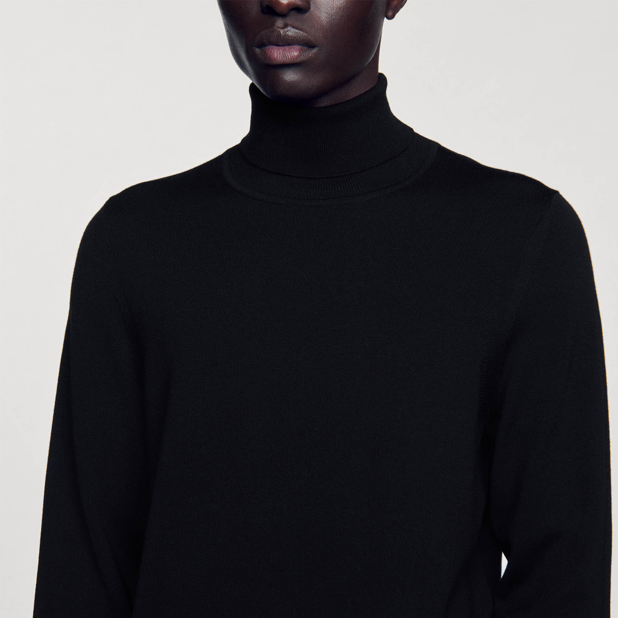 Sandro Men Turtleneck wool sweater