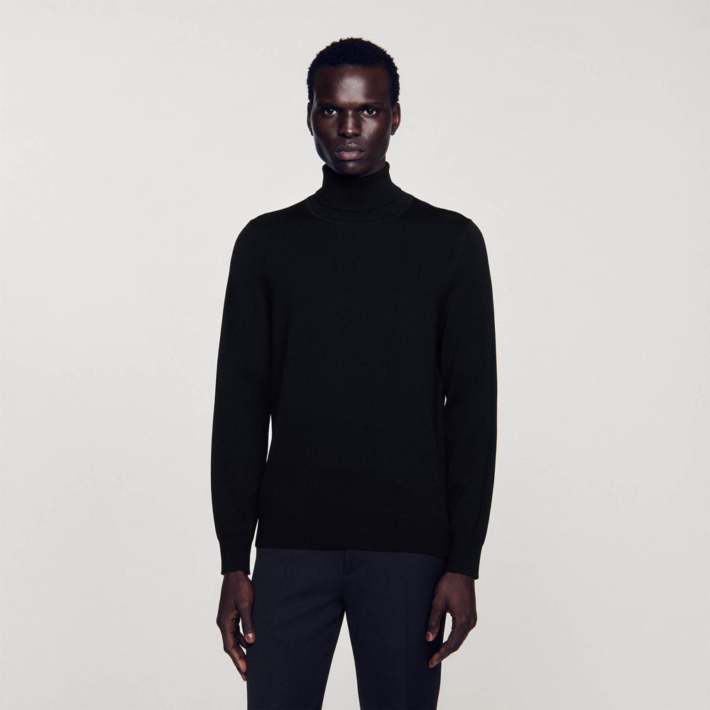 Sandro Men Turtleneck wool sweater