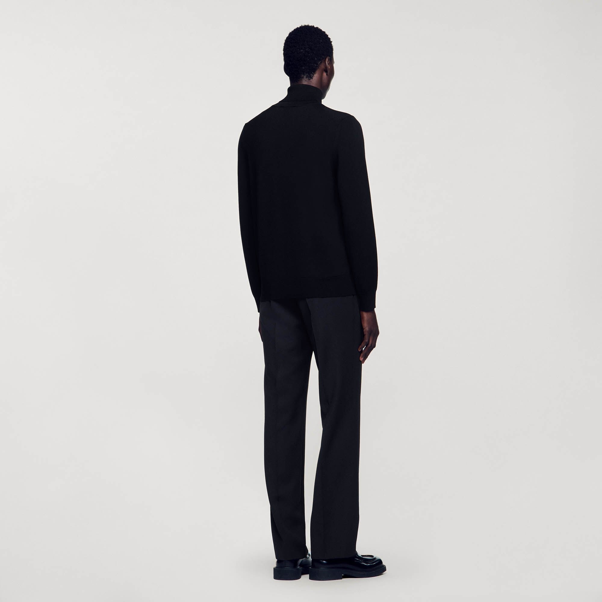 Sandro Men Turtleneck wool sweater