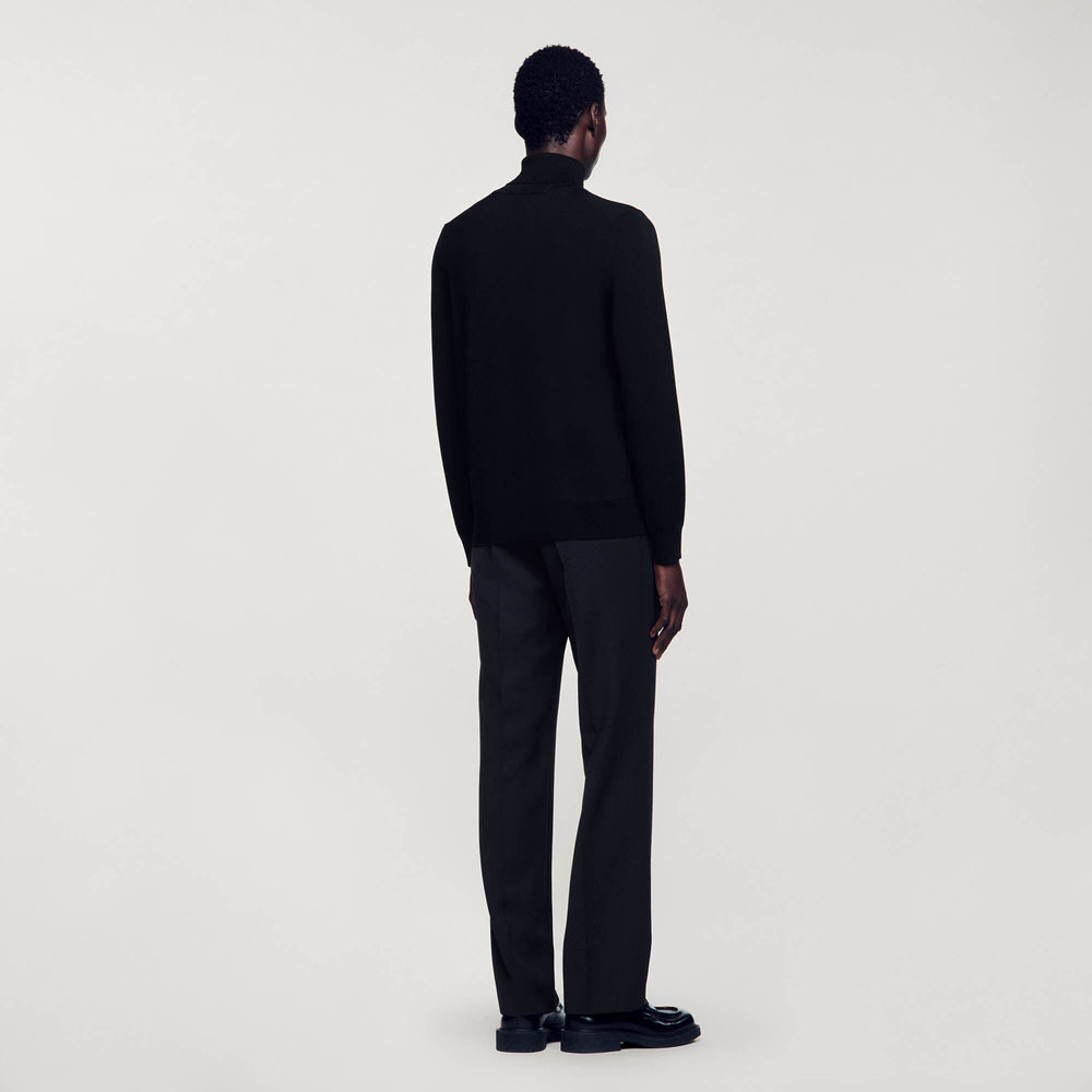 Sandro Men Turtleneck wool sweater