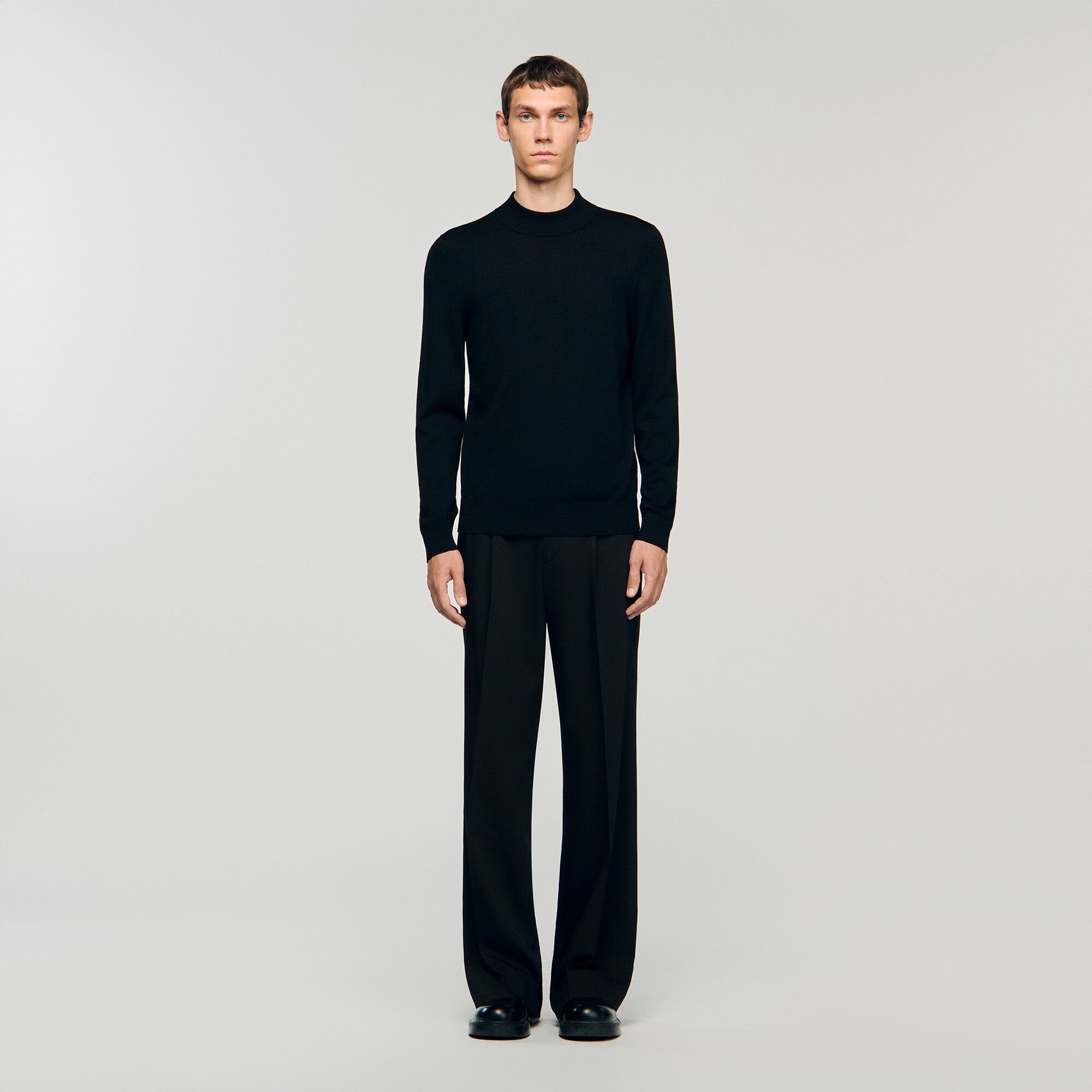Sandro Men Mock neck sweater