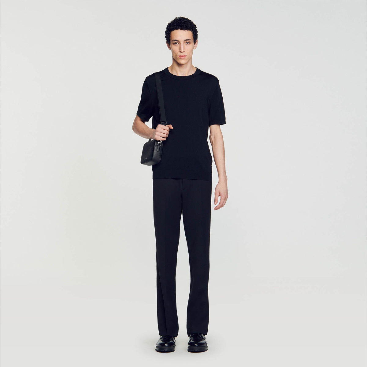 Sandro Men Knitted T-shirt