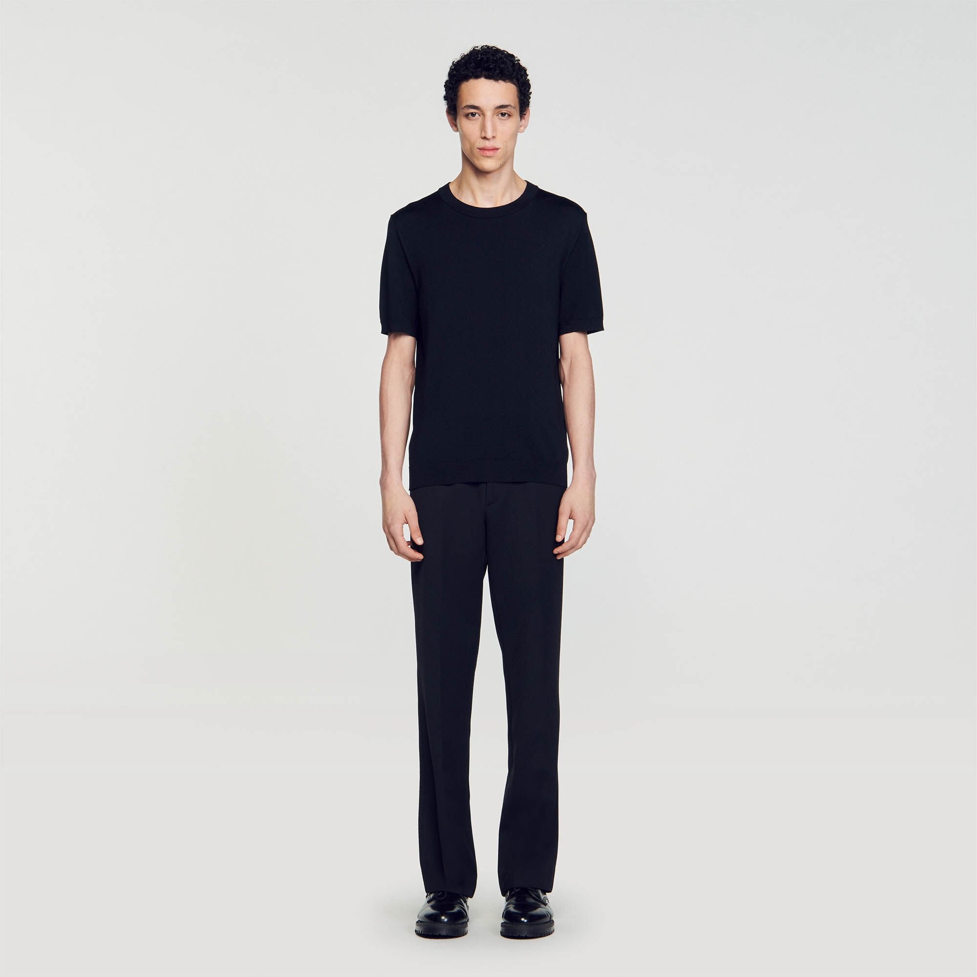 Sandro Men Knitted T-shirt