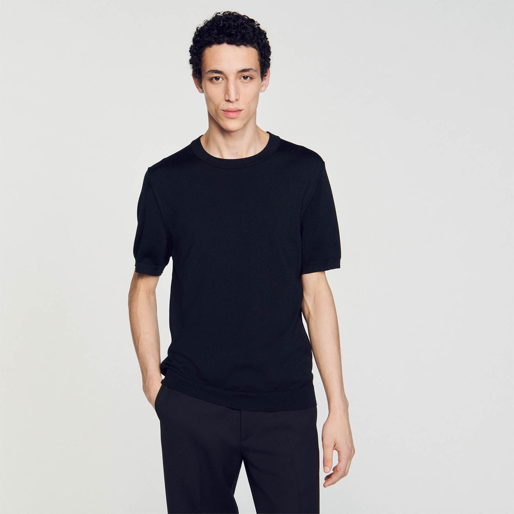 Sandro Men Knitted T-shirt