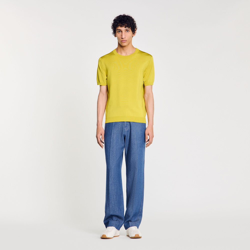 Sandro Men Knitted T-shirt