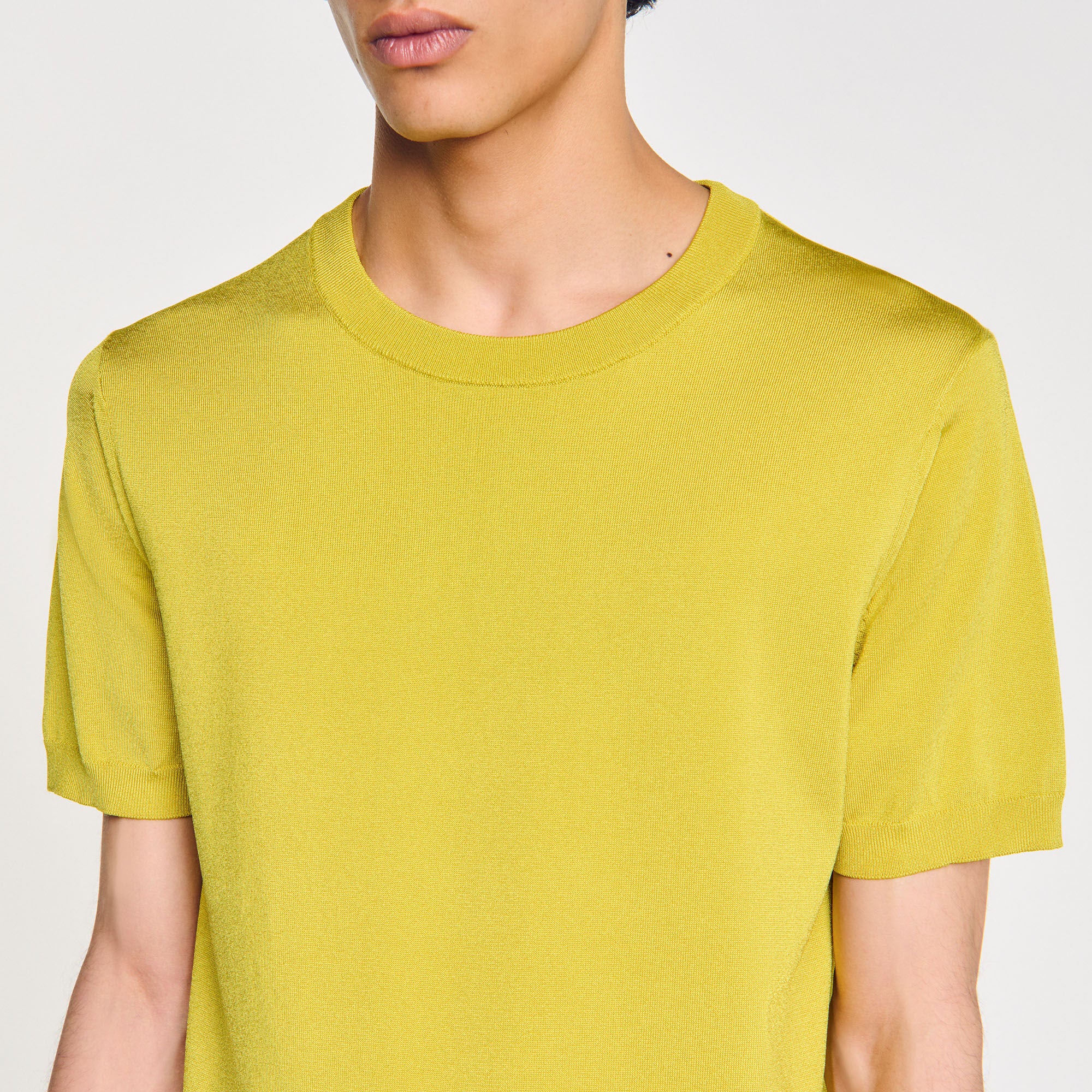Sandro Men Knitted T-shirt