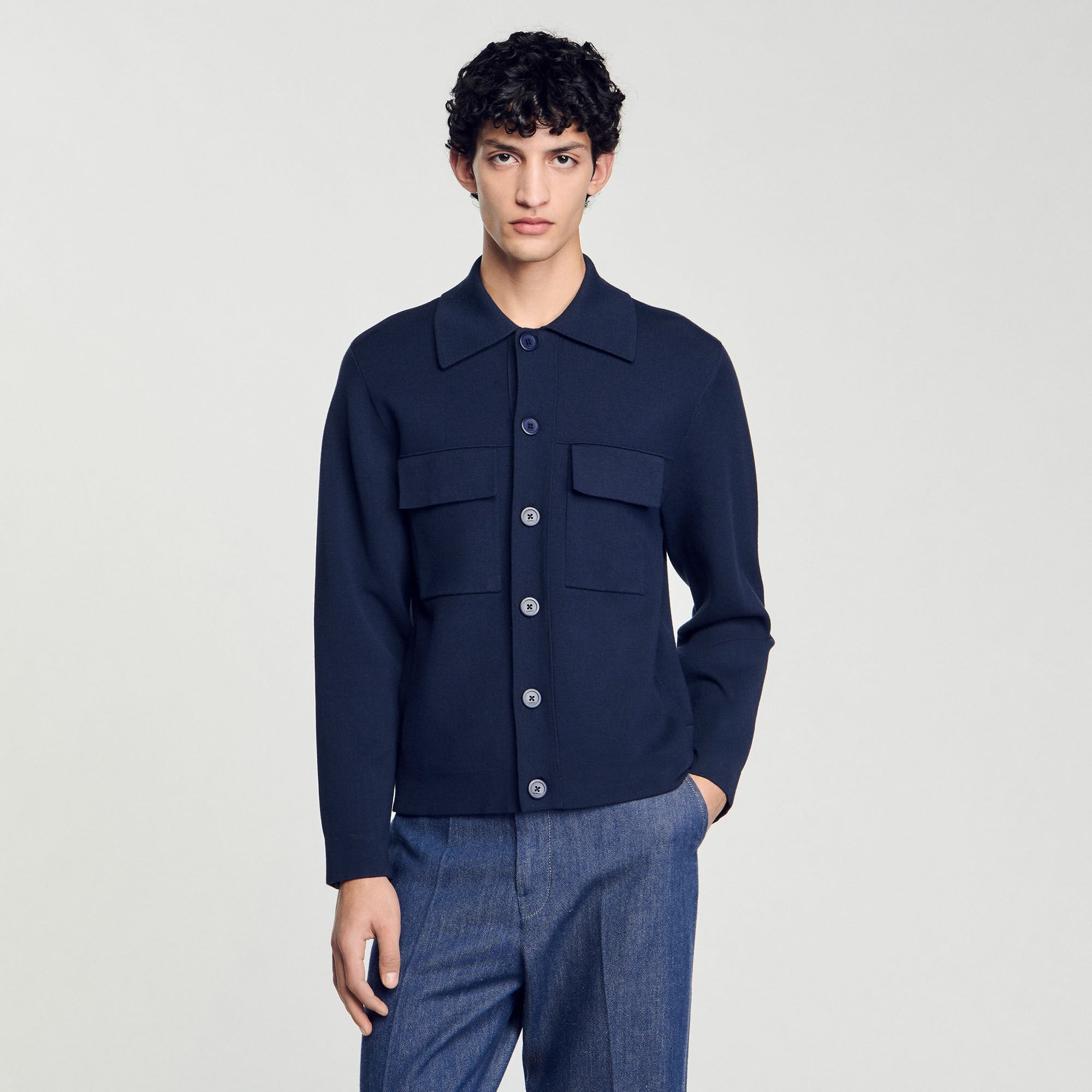 Sandro Men Knit jacket