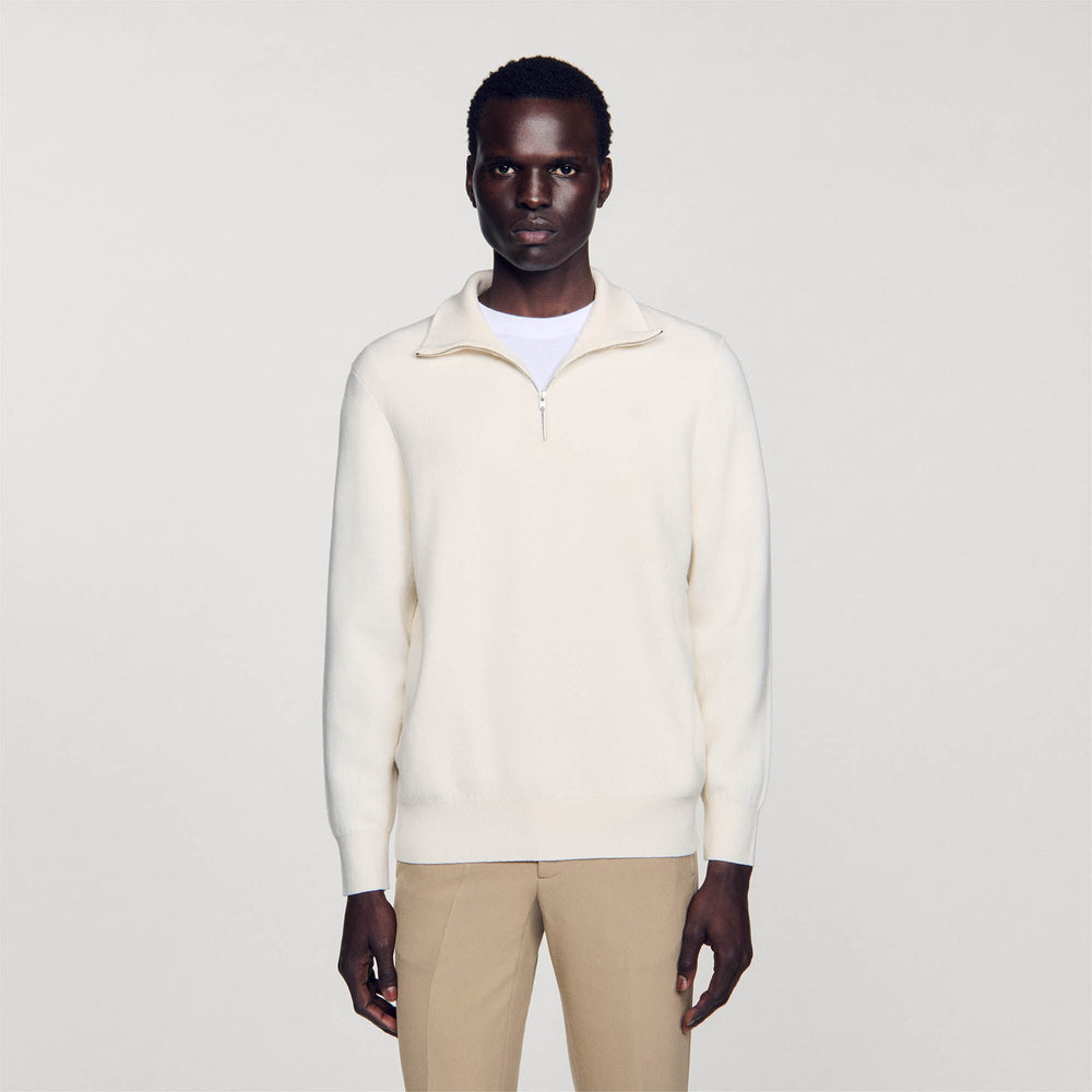 Sandro Men Half-Zip sweater