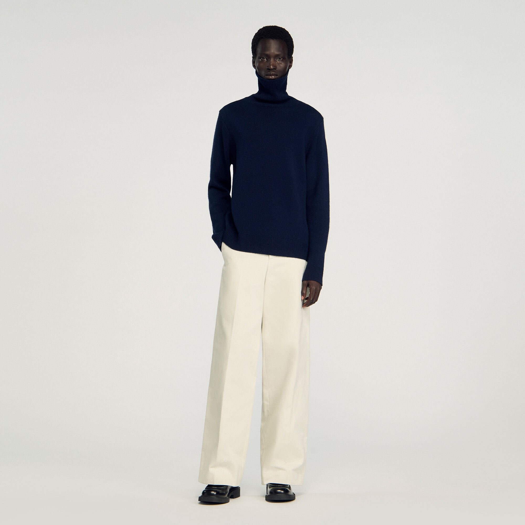 Sandro Men Wool and cashmere turtleneck